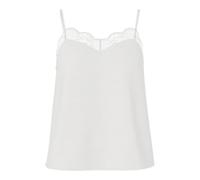 PIECES Pctiffany Noos BC-Camiseta de Encaje Top, Cloud Dancer, XS para Mujer