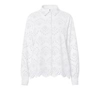 PIECES Pcvilde LS Camiseta Noos, Blanco Brillante, XS