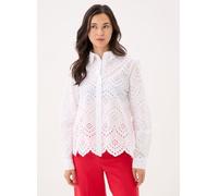 Pieces Pcvilde Ls Shirt Wvn Noos XS Blanco