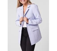 PIECES Pcbozzy Ls Loose Blazer Noos Bc, Blazer Mujer, Azul (Kentucky Blue), XS