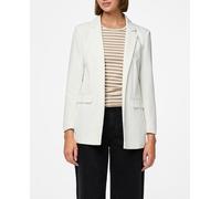 Pieces Pieces - Blazer de mujer con solapas y bolsillos. Blanco Talla 34