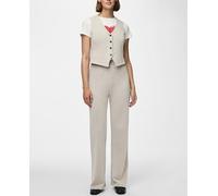 Pieces Pieces - Pantalón largo de mujer.. Natural Talla 40