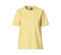 PIECES Ria Short Folded Sleeve Essential - Camiseta, Plátano Pálido, M
