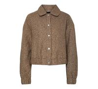 PIECES Short Jacket Pcnadia-Chaqueta Corta, Morel, S Mujeres