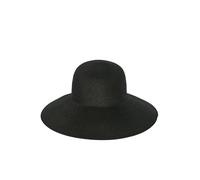 Pieces Sombrero de paja de mujer. Negro