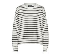 PIECES Sudadera 'Chilli' negro / offwhite XXL EUR