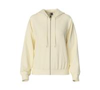 PIECES Sudadera con Capucha para Mujer Pcchilli LS Zip Noos BC, White Pepper, M