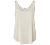 PIECES Top 'Billo' oro / blanco lana L oro / blanco lana