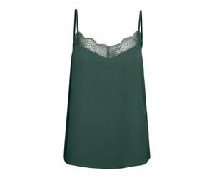 Pieces Top de Encaje Noos BC para Mujer Pctiffany, Trekking Green, S