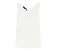 PIECES Mujer Pcfranan SL Noos BC Top, Blanco Brillante, L