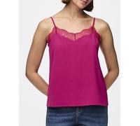 Pieces Top lencero de tirantes de mujer. Rosa 38 (M)