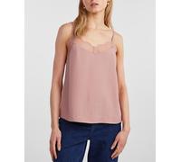 Pieces Top lencero de tirantes de mujer. Rosa claro 34 (XS)