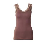 PIECES Top 'PCBarbera' chocolate L EUR