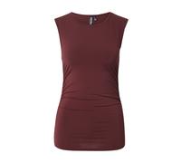 PIECES Top Fruncido para Mujer Pcmadison SL Ruching Top JRS Noos BC, Puerto Tawny., M