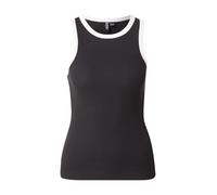 PIECES Top 'PCMAY' negro / blanco, Talla XS