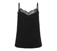PIECES Top 'TIFFANY' negro, Talla XL