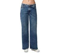 PIECES Pcselma LW Wide Jeans Mb402 Noos BC Vaqueros Anchos, Medio De Mezclilla Azul, 28W x 32L para Mujer