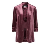PIECES Velour Blazer Pcbosella-Chaqueta de Terciopelo 3/4, Winetasting, L Mujeres