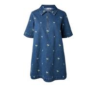 PIECES Vestido camisero 'PCFLORA' azul denim / verde claro / blanco 36 azul denim / verde claro / blanco