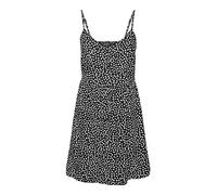 PIECES Vestido de Mujer Pctala Slip Dress Noos BC Vestido, Negro/AOP:Dot, S