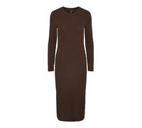 PIECES Pckylie LS Vestido Midi Cuello O Noos, Café de achicoria, XS para Mujer