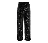PIECES Wide-Leg Trousers PCKAM Sequin Black M 32 Black 3 M