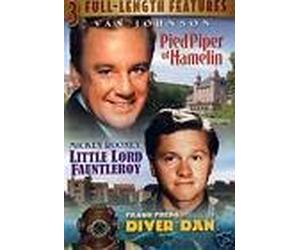 Pied Piper Of Hamelin with Van Johnson / Little Lord Fauntleroy with Mickey Rooney / Diver Dan with Frank Freda DVD