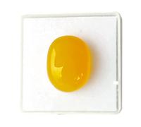 Piedra amarilla Hakik (piedra amarilla Hakik) 14.00 Ratti Lab Certified Stone, felicidad, progreso, aumenta el respeto por hombres y mujeres--B0CKLQD4-AMZ, S, Gema