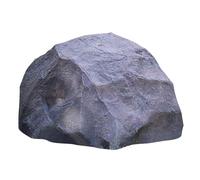 Piedra Artificial Extra Grande Cubre Pozo, Paisajismo Exterior con Fibra de Vidrio Simulación de Paisaje Piedra Falsa(89x84x53cm/35x33x20in)