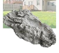 Piedra artificial para paisajismo, roca sintética para decoración de jardines, textura natural y realista, cubierta para fosas sépticas, piedra artificial de gran tamaño que cubre bombas de pozo(A)