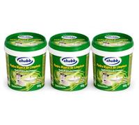 Piedra Blanca de Limpieza Chubb - Pack 3 Unid x 500 gr - Pasta Arcilla Multiusos - Limpiador Universal con Arcilla - Desengrasa y Abrillanta Todas las Superficies - 100% Origen Natural