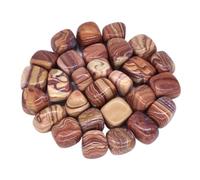 Piedra caída natural cristal terapéutico malaquita amazonita piedra cortada espécimen de piedra energía mineral tanque acuario jardín decoración del hogar(Red Picture Jasper,200g)