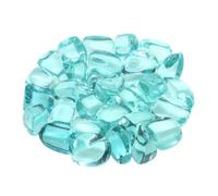 Piedra caída natural cristal terapéutico malaquita amazonita piedra cortada espécimen de piedra energía mineral tanque acuario jardín decoración del hogar(Ocean Blue Obsidian,200g)