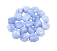 Piedra caída natural cristal terapéutico malaquita amazonita piedra cortada espécimen de piedra energía mineral tanque acuario jardín decoración del hogar(Blue Lace Agate,50g)