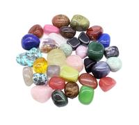 Piedra caída natural cristal terapéutico malaquita amazonita piedra cortada espécimen de piedra energía mineral tanque acuario jardín decoración del hogar(Random Stones,200g)