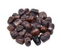 Piedra caída natural cristal terapéutico malaquita amazonita piedra cortada espécimen de piedra energía mineral tanque acuario jardín decoración del hogar(Chiastolite,1pc)