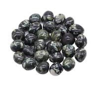 Piedra caída natural cristal terapéutico malaquita amazonita piedra cortada espécimen de piedra energía mineral tanque acuario jardín decoración del hogar(Chrysanthemum,200g)