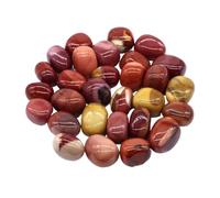 Piedra caída natural cristal terapéutico malaquita amazonita piedra cortada espécimen de piedra energía mineral tanque acuario jardín decoración del hogar(Mookaite,1pc)