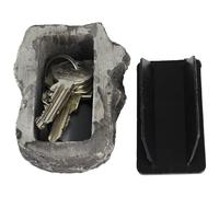 Piedra Con Compartimento Secreto - Se Siente Y Se Ve Como Una Real - Oculta Tu Llave De Repuesto En La Piedra Al Aire Libre, Versión Más Grande