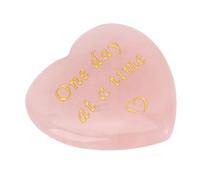 Piedra con Forma de Corazón de Cristal Tallado a Mano Tallada a Mano de la Mano del Corazón para la Decoración de la Colección con un Tono único único, Piedra de Cristal única,