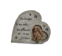 Piedra Conmemorativa para Perros, Estatua de Resina para Mascotas al Aire Libre, Regalos de Condolencia por la Pérdida de Una Mascota, Marcadores de Tumba para Estatuas de Jardín de Perros