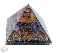 Piedra curativa Reiki, regalo Fen Shui, piedra de sodalita con lápiz, energía de Chakra piramidal con cubo de selenita, sanación bendita