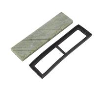 Piedra de Afilar Cocina Natural Beryl 20x5x1.2cm, Kit con Base - Afilado Preciso y Fácil para Cuchillos y Herramientas en Casa