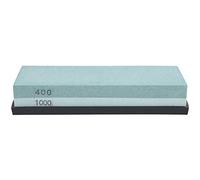 Piedra de afilar doble cara 400 1000 GRIT hogar cocina afilador Whetstone estable eficiente corindón 7,1x2,4x1.2in