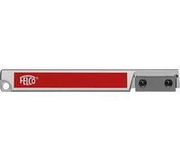 FELCO 906 Herramienta de afilado (piedra de carburo, piedra de afilar para tijeras de jardín, fácil de usar, tamaño compacto, mango de aluminio fundido, carburo de tungsteno, herramienta de afilado)