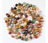 Piedra de ágata, piedras preciosas, piedras rodadas y cristales a granel, rocas pulidas, piedras para peceras, esfera de ágata, guijarros para plantas de interior, rellenos de jarrón para centros de