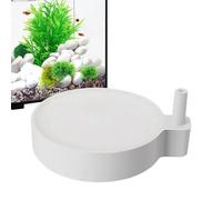 Piedra de Aire para Acuario, Disco de Nano Burbujas de 35 mm, Bandeja de aireación de de Acero Dorado Duro, difusión Fina de oxígeno con poros densos, Flujo de Agua eficiente para aireación de