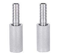 Piedra de aireación de acero inoxidable, 2 uds., 0,5μm, piedra de difusión de oxígeno para accesorios de elaboración de cerveza