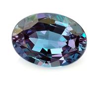 Piedra de alejandro de color morado, buena forma, piedra preciosa de alejandrita de 6,69 quilates, certificado original por laboratorio para hombres y mujeres HRC