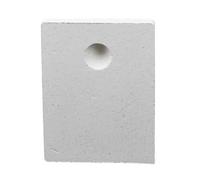 Piedra de arcilla refractaria aislante portátil para manualidades, piedra de arcilla refractaria, herramientas de joyería prácticas, equipo profesional de orfebrería